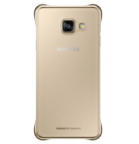 Husa Protective Cover Clear Samsung Galaxy A3 (2016), Gold