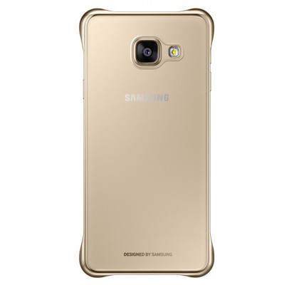 Husa Protective Cover Clear Samsung Galaxy A3 (2016), Gold
