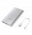 Baterie portabila Samsung, 10000 mAh, Micro USB, Dual, Fast Charge, Silver