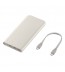 Baterie portabila Samsung, 10000mAh, 25W, 2x USB-C, Super Fast Charging, Beige