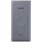 Baterie portabila Wireless Samsung, 10000 mAh, 25W, Type-C, Super Fast Charge, Gray