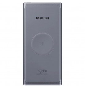 Baterie portabila Wireless Samsung, 10000 mAh, 25W, Type-C, Super Fast Charge, Gray