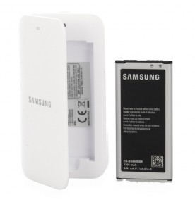 Kit baterie si incarcator Samsung Galaxy S5 Mini, 2100 mAh, White