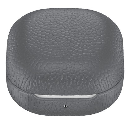 Husa Leather Cover pentru Samsung Galaxy Buds Live, Gray