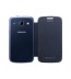 Husa Flip Cover pentru Samsung Galaxy Core i8262, Metalic Blue