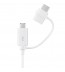 Cablu de incarcare combo (micro usb & type c), EP-DG930, White