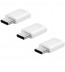 Pachet 3 x Adaptor USB Type-C Samsung la MicroUSB, White 