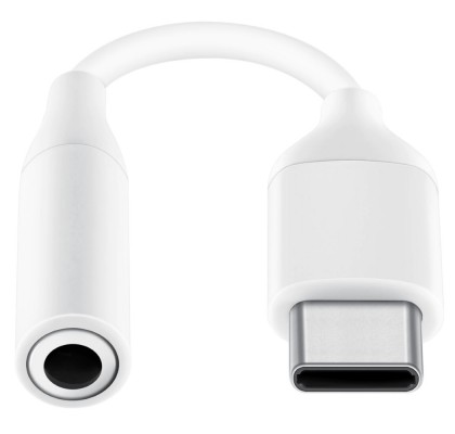 Adaptor Samsung de la Type-C la Jack 3.5 mm, White 