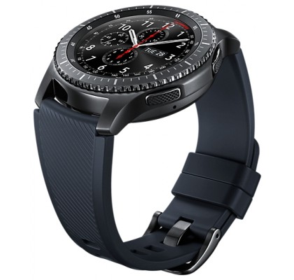 Curea Samsung Gear S3, Standard Size M, Blue Black