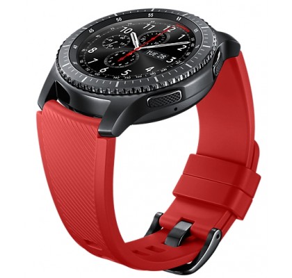 Curea Samsung Gear S3, Standard Size M, Orange Red