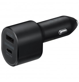 Incarcator auto Super Fast Dual Car Charger (Type C Max 45 W + USB-A Max 15 W), 5A Black