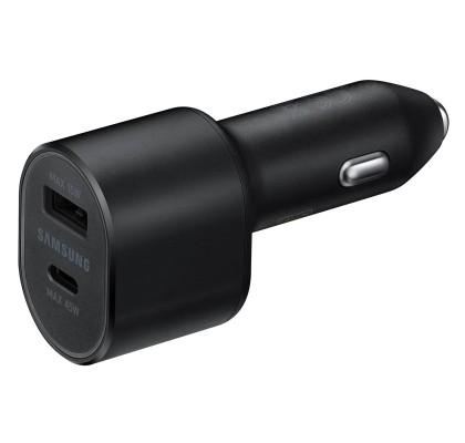 Incarcator auto Super Fast Dual Car Charger (Type C Max 45 W + USB-A Max 15 W), 5A Black