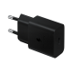Incarcator retea USB Type-C (fara cablu), Fast Charging, 15W, Black
