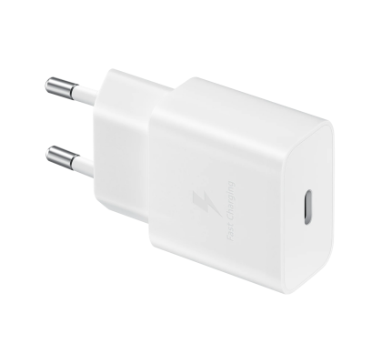 Incarcator retea USB Type-C (fara cablu), Fast Charging, 15W, White