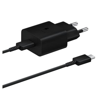 Incarcator retea USB Type-C, Fast Charging, 15W, Black