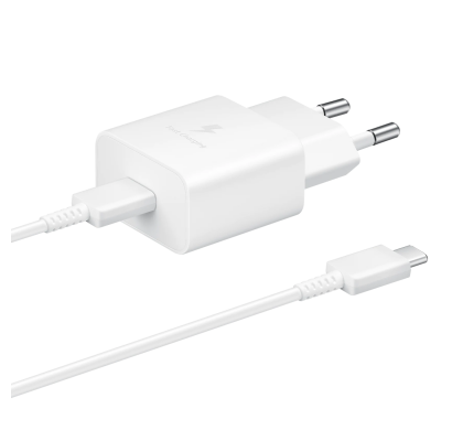 Incarcator retea USB Type-C, Fast Charging, 15W, White