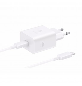 Incarcator retea USB-C, 45W, Super Fast Charger, Cablu USB-C 5A, White