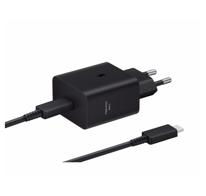 Incarcator retea USB Type-C, 45W, Super Fast Charger, Cablu USB Type-C 5A, Black