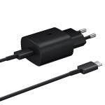 Incarcator retea USB Type-C, 25W, Super Fast Charger, Black