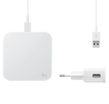 Incarcator wireless Samsung (cu incarcator retea), White