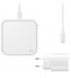 Incarcator wireless (cu incarcator retea), Fast Charger 15W, White