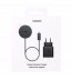 Incarcator Magnetic Wireless Charger, Qi2, 25W, cu incarcator retea 45W, Black