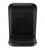 Stand incarcare rapida wireless (cu incarcator retea) 15W, Black