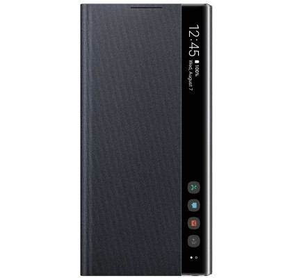Husa Clear View Cover Samsung Galaxy Note 10, Black
