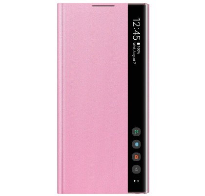 Husa Clear View Cover Samsung Galaxy Note 10, Pink