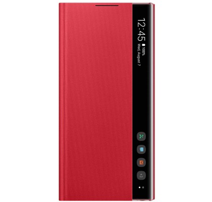 Husa Clear View Cover Samsung Galaxy Note 10, Red