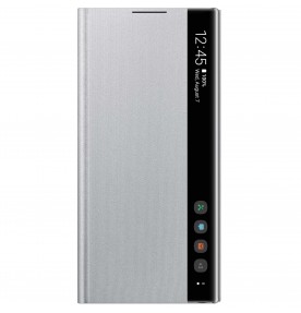 Husa Clear View Cover Samsung Galaxy Note 10, Silver