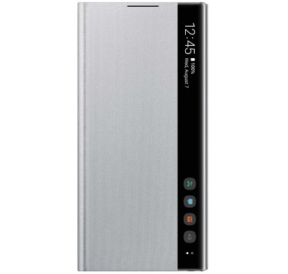 Husa Clear View Cover Samsung Galaxy Note 10, Silver