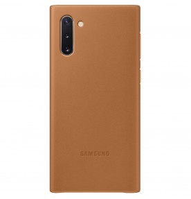 Husa Leather Cover pentru Samsung Galaxy Note 10, Camel