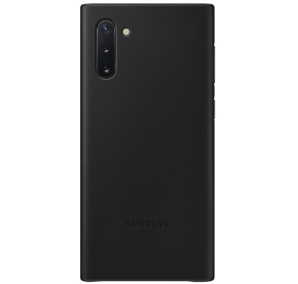 Husa Leather Cover pentru Samsung Galaxy Note 10, Black