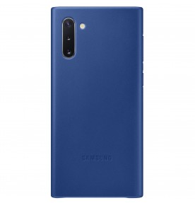 Husa Leather Cover pentru Samsung Galaxy Note 10, Blue