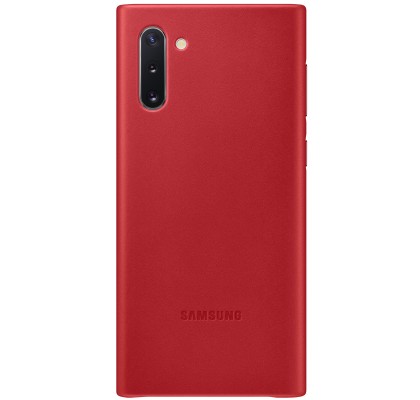 Husa Leather Cover pentru Samsung Galaxy Note 10, Red