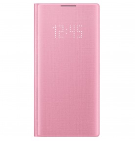 Husa LED View Cover pentru Samsung Galaxy Note 10, Pink