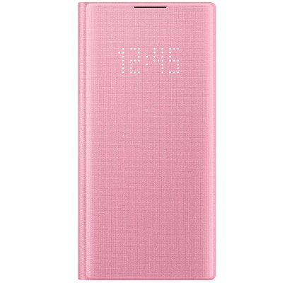 Husa LED View Cover pentru Samsung Galaxy Note 10, Pink
