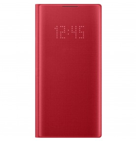 Husa LED View Cover pentru Samsung Galaxy Note 10, Red