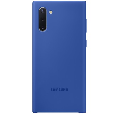 Husa Silicone Cover pentru Samsung Galaxy Note 10, Blue