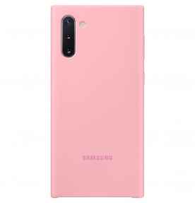Husa Silicone Cover pentru Samsung Galaxy Note 10, Pink