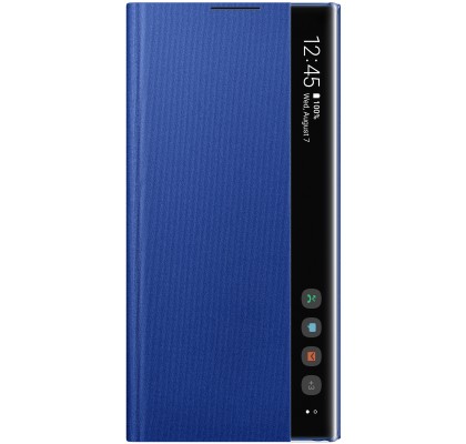 Husa Clear View Cover Samsung Galaxy Note 10+, Blue