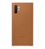 Husa Leather Cover pentru Samsung Galaxy Note 10+, Camel