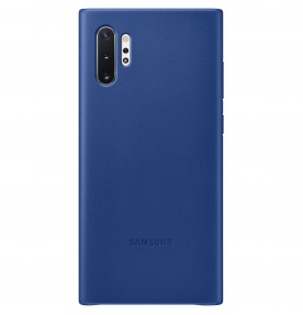 Husa Leather Cover pentru Samsung Galaxy Note 10+, Blue