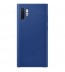 Husa Leather Cover pentru Samsung Galaxy Note 10+, Blue