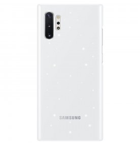 Husa LED Cover pentru Samsung Galaxy Note 10+, White