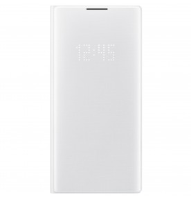 Husa LED View Cover pentru Samsung Galaxy Note 10+, White