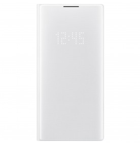 Husa LED View Cover pentru Samsung Galaxy Note 10+, White