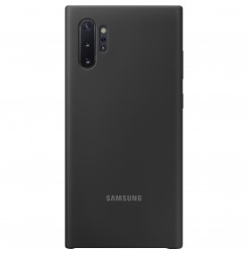 Husa Silicone Cover pentru Samsung Galaxy Note 10+, Black