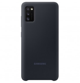 Husa Silicone Cover pentru Samsung Galaxy A41 (2020), Black